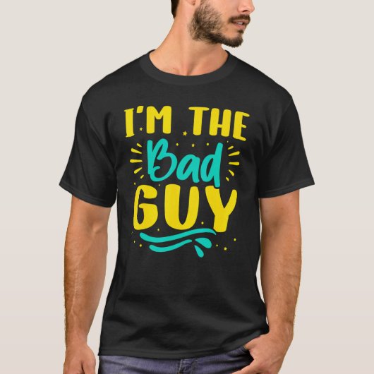 Ik ben de slechte vent t-shirt (Voorkant)