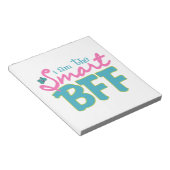 Ik ben de Smart BFF Notitieblok (Schuin)
