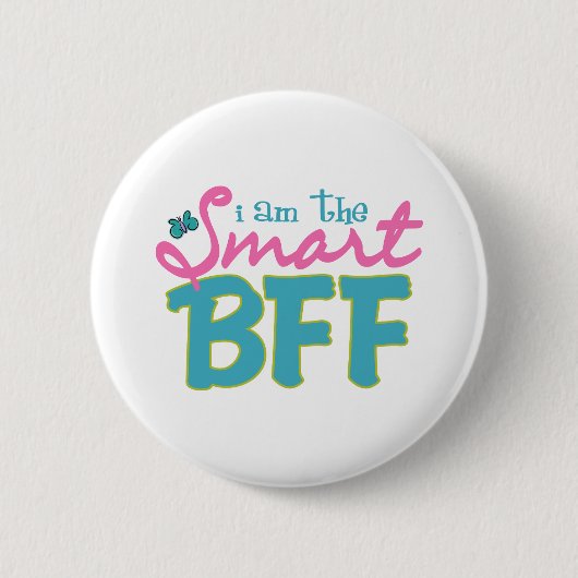 Ik ben de Smart BFF Ronde Button 5,7 Cm (Voorkant)