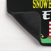 Ik ben de Snowboarden Elf Matching Family Group CH Muismat (Hoek)