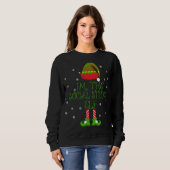 Ik ben de Sociale Studies Elf Funny Teacher Xmas Trui (Voorkant volledig)