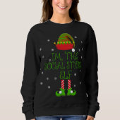 Ik ben de Sociale Studies Elf Funny Teacher Xmas Trui (Voorkant)
