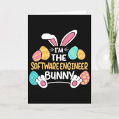 Ik ben de software engineer Bunny Developer Pasen Kaart (Voorkant)