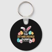 Ik ben de software engineer Bunny ontwikkelaar Pas Sleutelhanger (Voorkant)