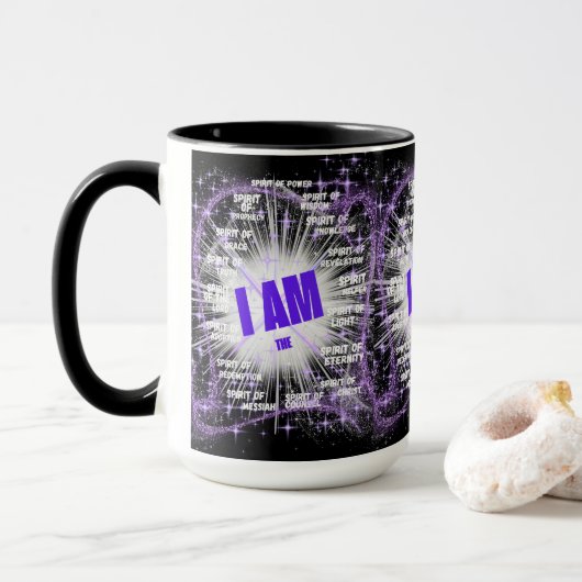 Ik ben de Spirit of Light Coffee Mok (Met donut)