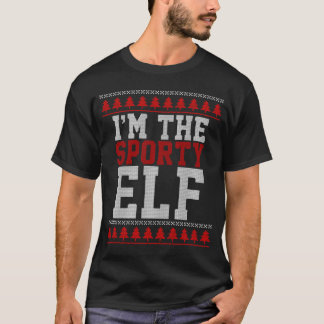 Ik ben de sportieve elf t-shirt