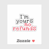 Ik ben de Sticker van 'n schattige gezegde. (Vel)