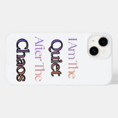Ik Ben De Stilte Na De Chaos Case-Mate iPhone Case (Achterkant (horizontaal))