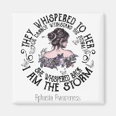 Ik ben de Storm Aphasia Bewustheid Magneet (Voorkant)