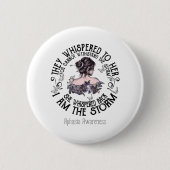 Ik ben de Storm Aphasia Bewustheid Ronde Button 5,7 Cm (Voorkant)