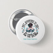 Ik ben de Storm Celiac Disease Awareness Ronde Button 5,7 Cm (Voorkant /achterkant)