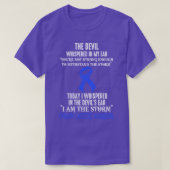 Ik ben de Storm Colon Awareness Warrior T-shirt (Design voorkant)