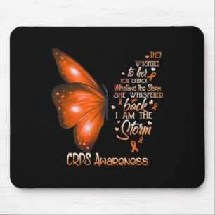Ik ben de Storm CRPS Awareness Butterfly Muismat