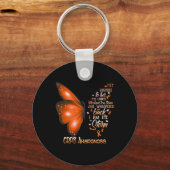 Ik ben de Storm CRPS Awareness Butterfly Sleutelhanger (Voorkant)