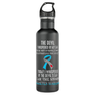 Ik ben de Storm Diabetes Awareness Warrior Waterfles