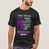 Ik ben de Storm die fibromyalgia Awareness Warr st T-shirt (Voorkant)