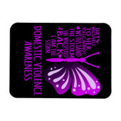 Ik ben de Storm die het bewustzijn van huiselijk g Magneet (Horizontaal)