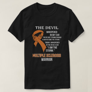 Ik ben de Storm die meervoudige sclerose-campagnes T-shirt