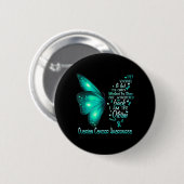 Ik Ben De Storm Eierstokkanker Bewustzijn Vlinder Ronde Button 5,7 Cm (Voorkant /achterkant)