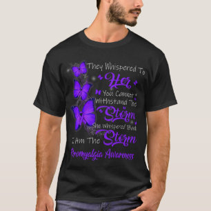 Ik ben de storm Fibromyalgie bewustzijn T-shirt