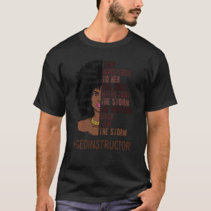 Ik ben de Storm Ged Instructor African American Wo T-shirt