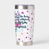 Ik ben de storm geïsoleerde drinkbeker (Achterkant)