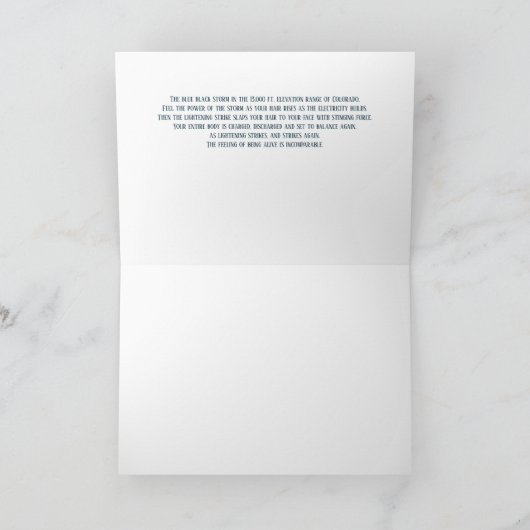 Ik ben de Storm gepersonaliseerde briefpapier Kaar Kaart (Binnen)