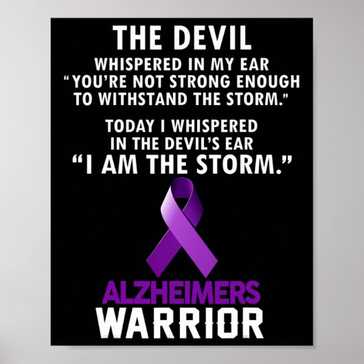 Ik ben de Storm Heimerheimer Warrior Poster (Voorkant)