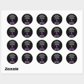Ik ben de Storm Heimerheimer Warrior Ronde Sticker (Vel)