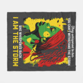 Ik Ben De Storm Juneteenth Zij Fluisterden Haar To Fleece Deken (Voorkant (Horizontaal))