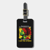 Ik ben de Storm-juntetiende die ze haar hebben toe Bagagelabel (Voorkant verticaal)