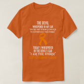 Ik ben de Storm multiple sclerose Awareness Warrio T-shirt (Design voorkant)