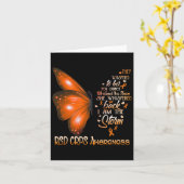 Ik ben de Storm RSD CRPS Awareness Butterfly Kaart (Gele Bloem)
