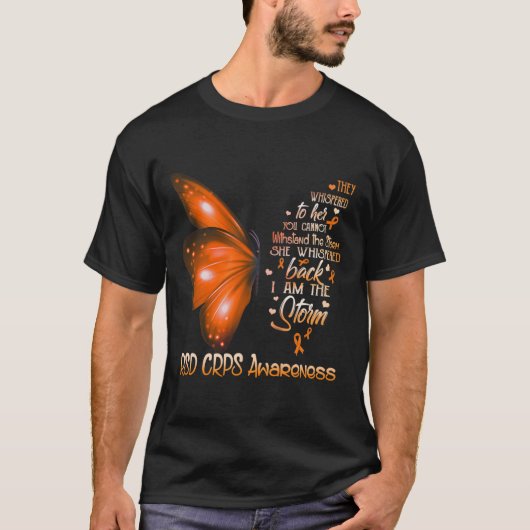 Ik ben de Storm RSD CRPS Awareness Butterfly T-shirt (Voorkant)