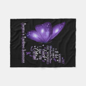 Ik ben de Storm Sjogren's Syndrome Awareness Butte Fleece Deken (Voorkant (Horizontaal))