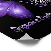 Ik ben de Storm Sjogren's Syndrome Awareness Butte Poster (Hoek)