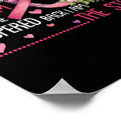 Ik ben de Storm sterkste vrouwelijke borstkankeraa Poster (Hoek)