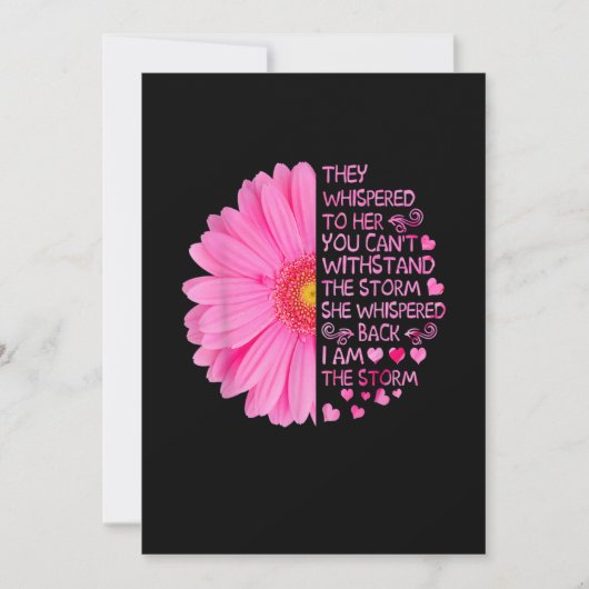 Ik ben de Storm sterkste vrouwelijke borstkankeraa Save The Date (Voorkant)