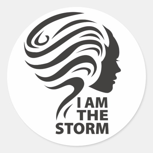 Ik ben de Storm stickers (Voorkant)