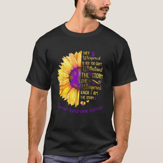 Ik ben de Storm Turner Syndrome Warrior T-shirt (Voorkant)