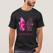 Ik ben de Storm van borstkanker Awareness Butterfl T-shirt (Voorkant)