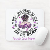 Ik ben de Storm van het alvleesklier-kankerbewustz Muismat (Met muis)