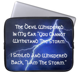 Ik ben de Stormen laptophoes Laptop Sleeve