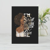 Ik ben de straat, dus kijk beide manieren, voordat kaart (Staand voorkant)