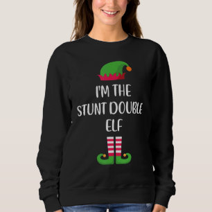 Ik ben de Stunt Dubbele Elf Kerstfamilie. Trui
