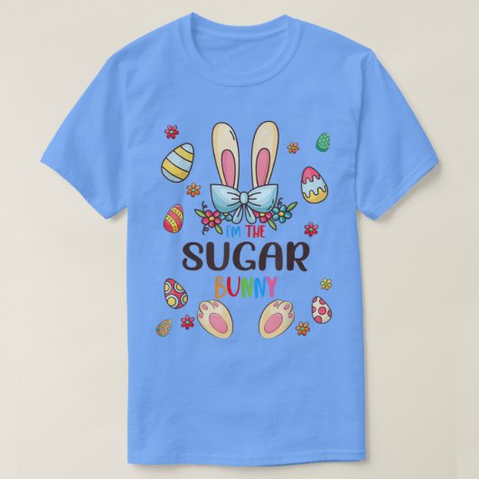 Ik ben de Suiker Bunny Easter Day Matching Family  T-shirt (Design voorkant)