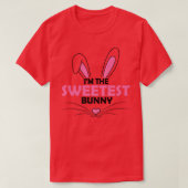 Ik ben de Sweetest Bunny Graphic Cute Day Cos T-shirt (Design voorkant)