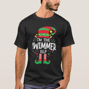 Ik ben de Swimmer Elf Family Group Matching Christ T-shirt