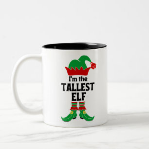 Ik ben de Tallest Elf Tweekleurige Koffiemok