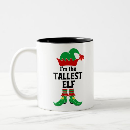 Ik ben de Tallest Elf Tweekleurige Koffiemok (Links)